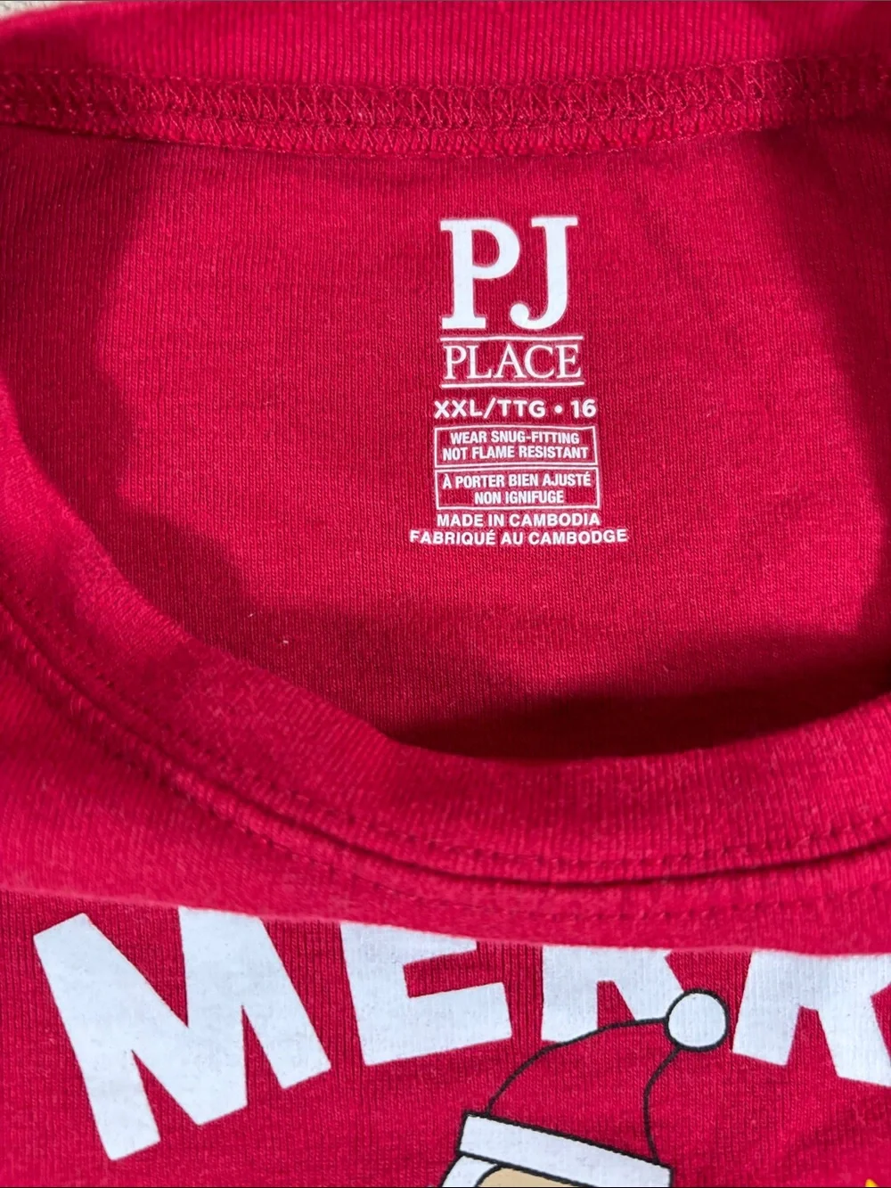 The Children's Place Red Merry Christmas Long Sleeve Tee